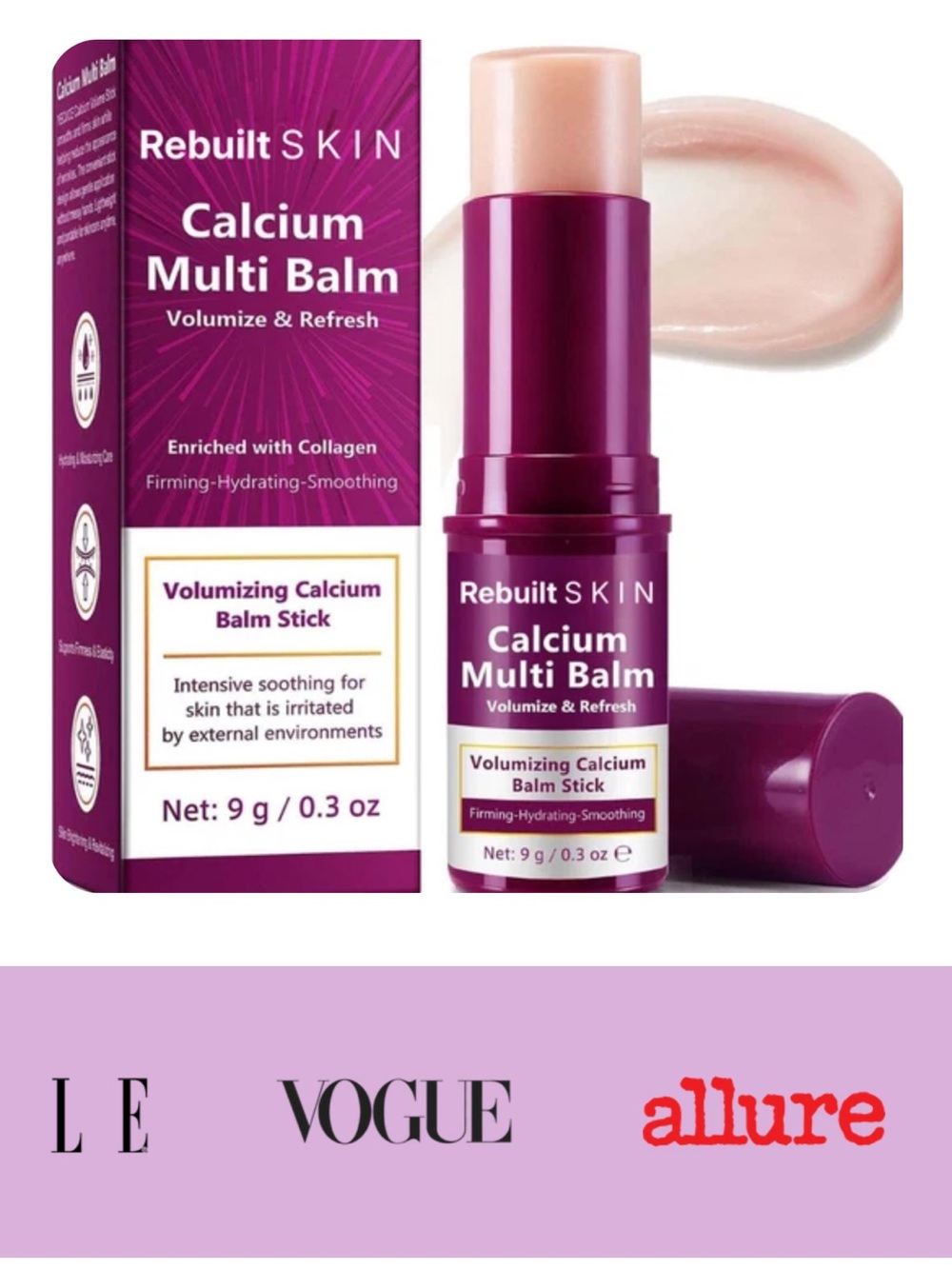 Calcium Multi Balm Stick - Pink Balm